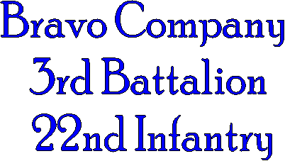 Bravo Company 
3rd Battalion
 22nd Infantry